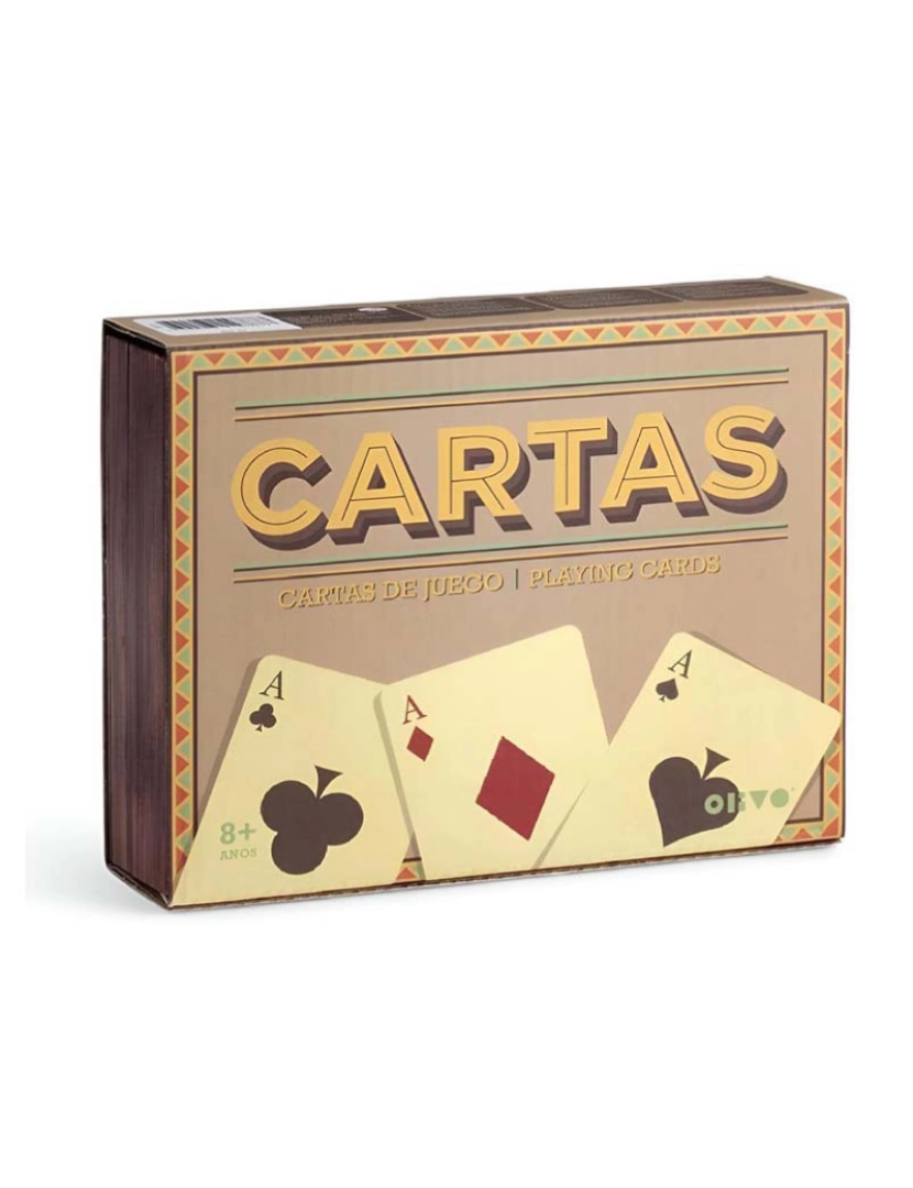 Olivo - JOGO RETRO - CARTAS DE JOGAR COM CAIXA MADEIRA 87