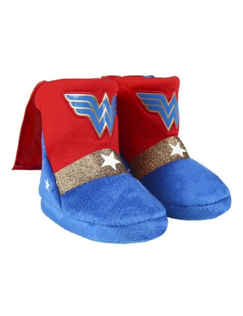 Wonder Woman - Pantufas Para Crianças Wonder Woman Vermelho