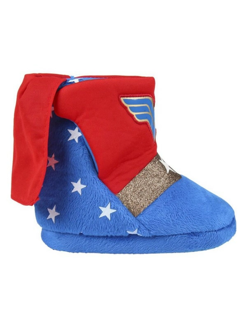 imagem de Pantufas Para Crianças Wonder Woman Vermelho2