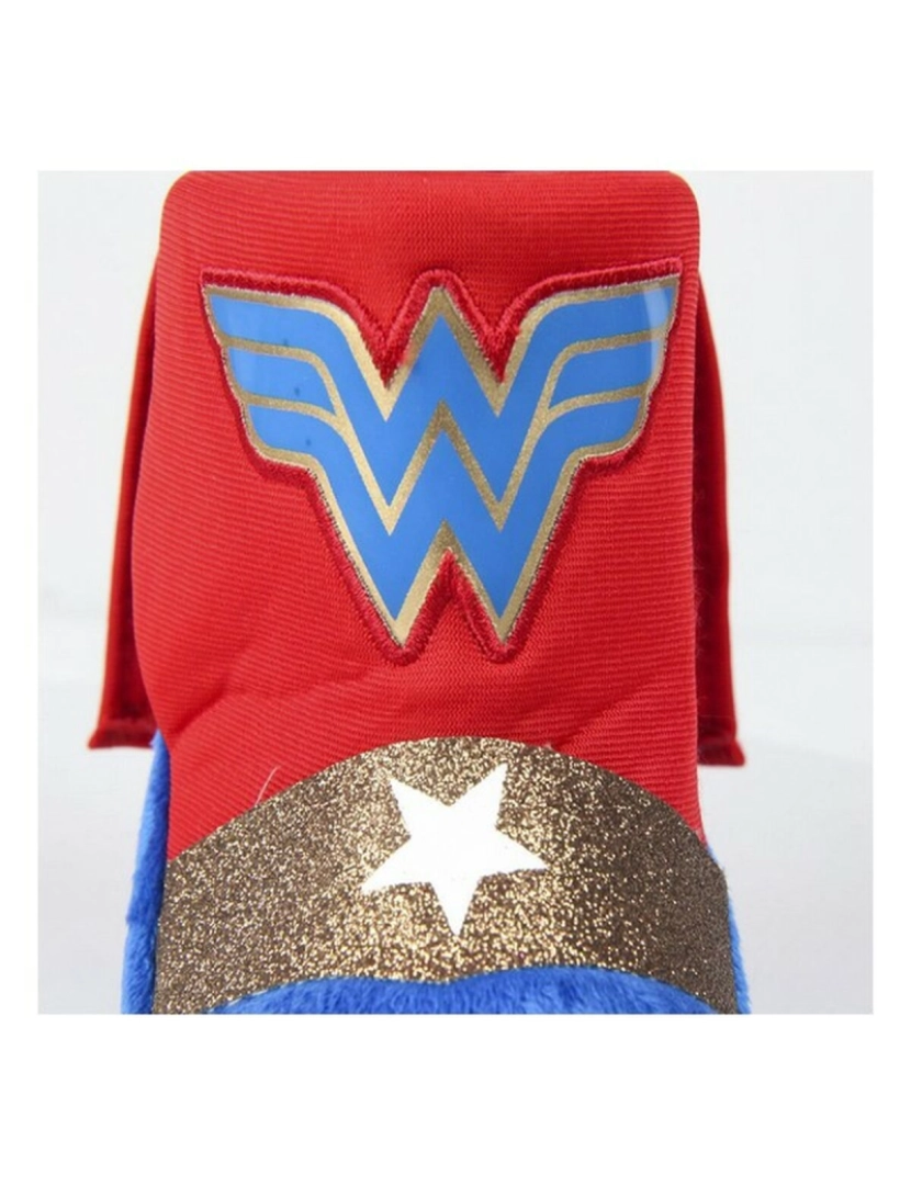 imagem de Pantufas Para Crianças Wonder Woman Vermelho3