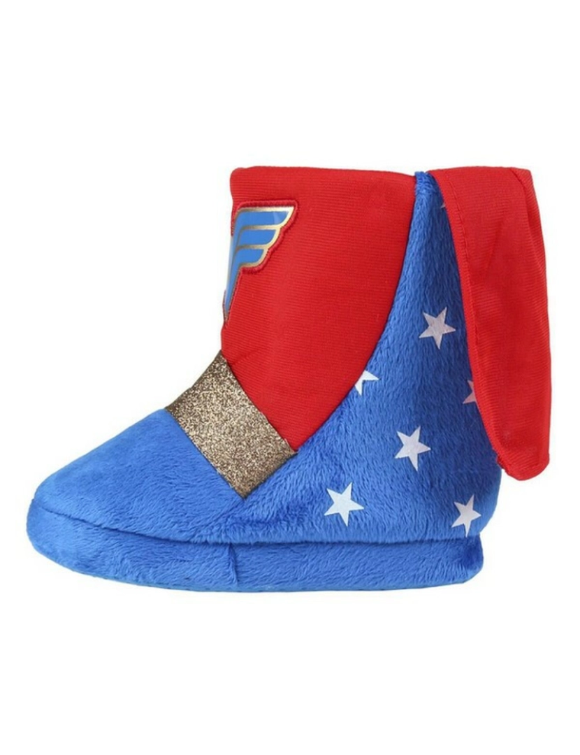 imagem de Pantufas Para Crianças Wonder Woman Vermelho4