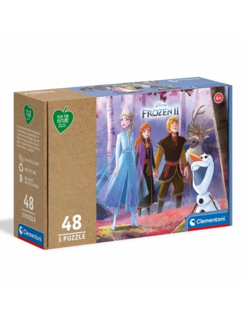 imagem de Puzzle 3x48pcs Reciclável FROZEN 2                1