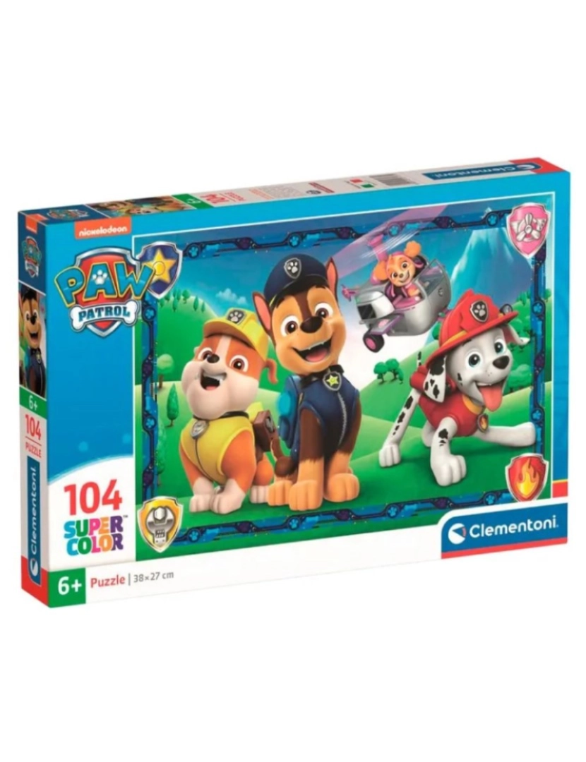 Clementoni - Puzzle 104pcs 38x27cm Patrulha Pata CLEMENTONI              