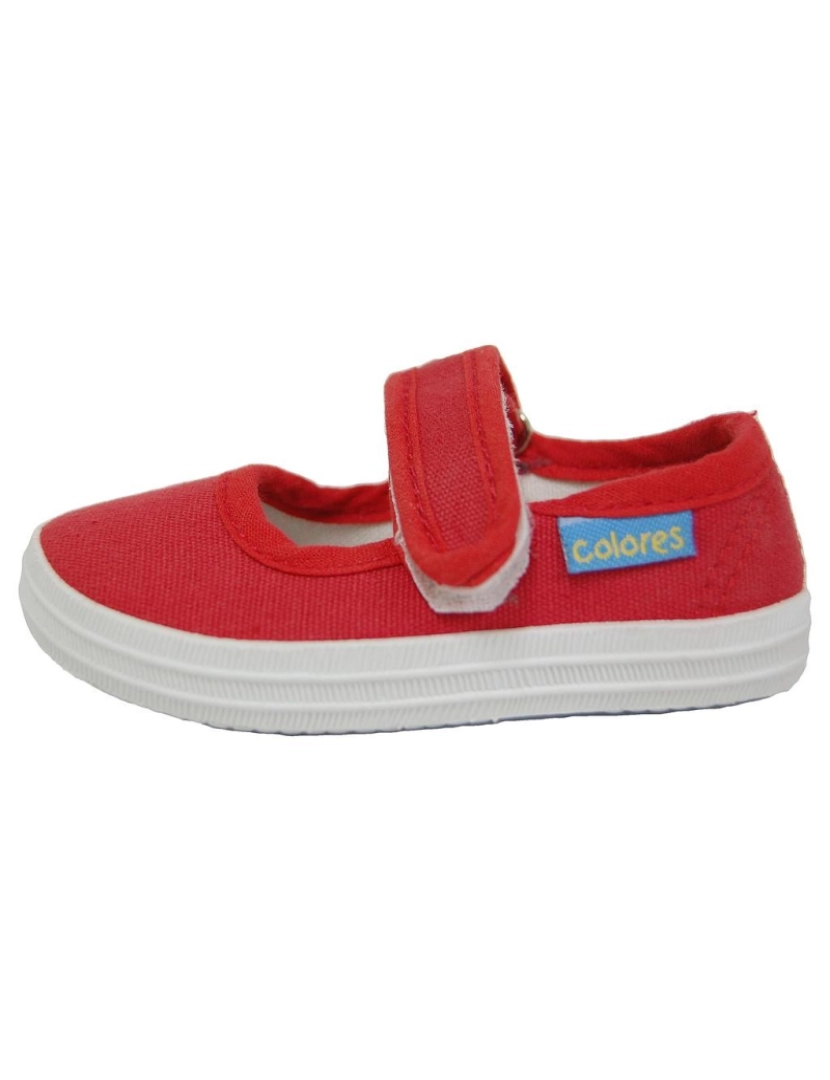 Colores - Sapatos de lã vermelho do bebê 10625-20 (Tallas 20-30)