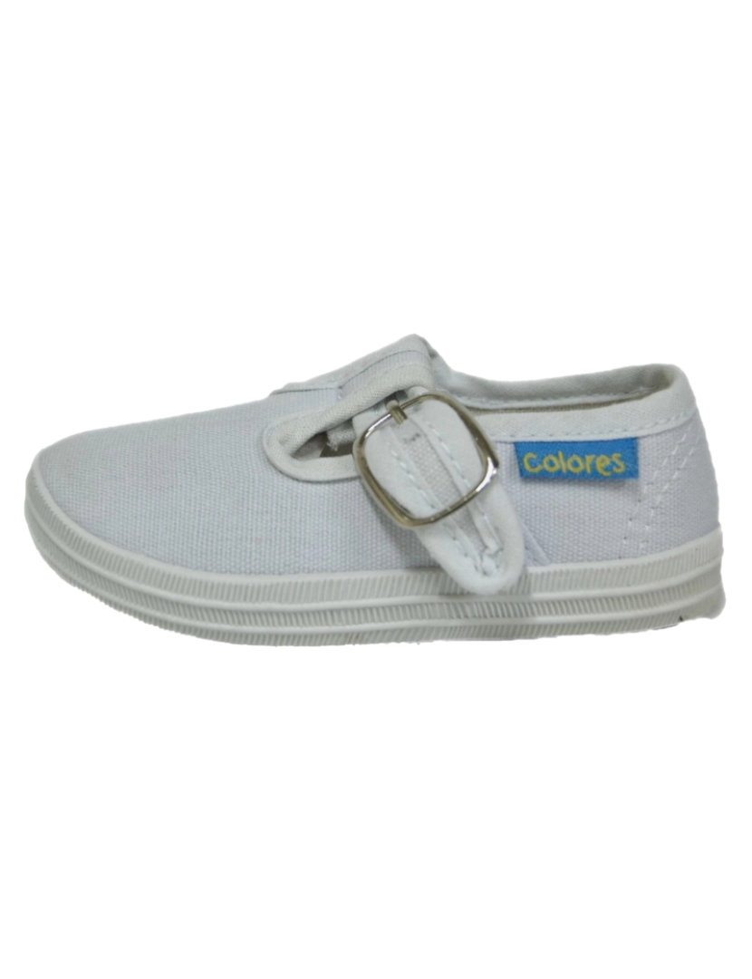 Colores - Sapatos de lã branca dos meninos 11474-20 (Tallas 20-25)