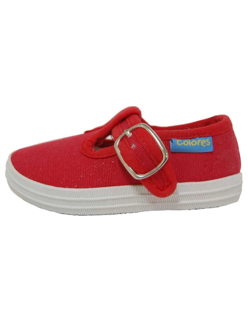 Colores - Sapatos de lã de bebê vermelho 11475-20 (Tallas 20-25)