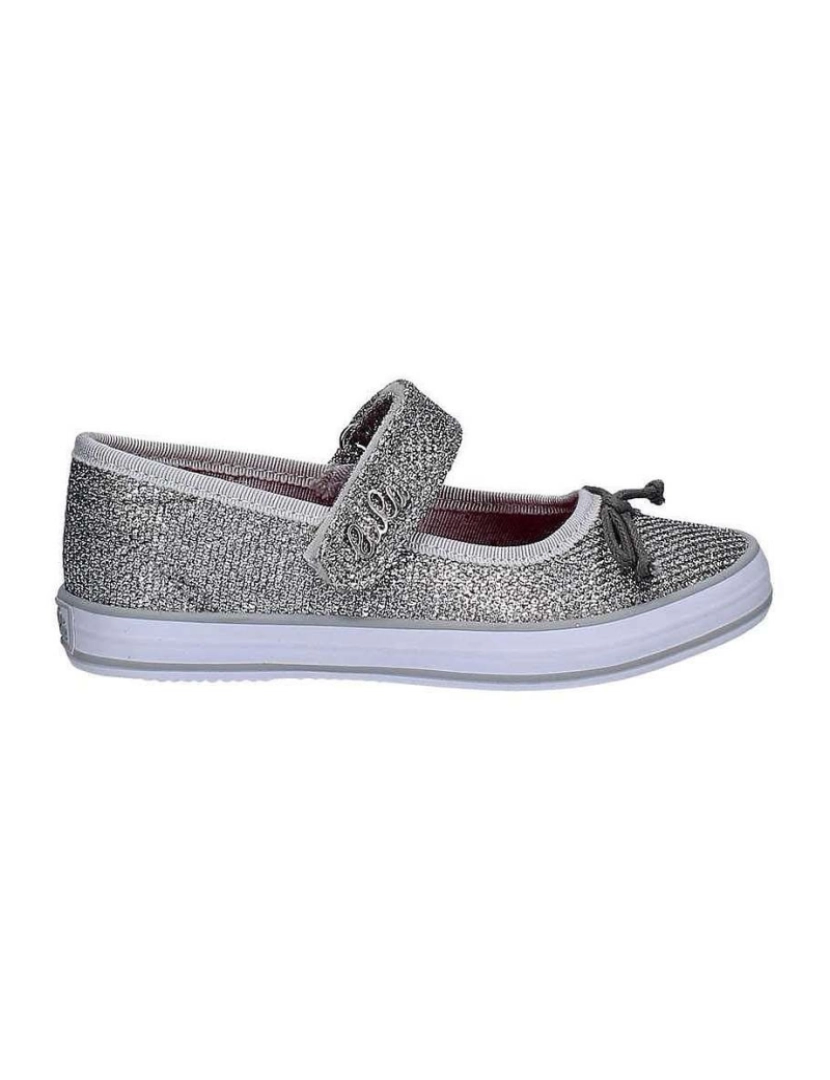 imagem de Lona sapatos de prata de menina Lulu 21179-321