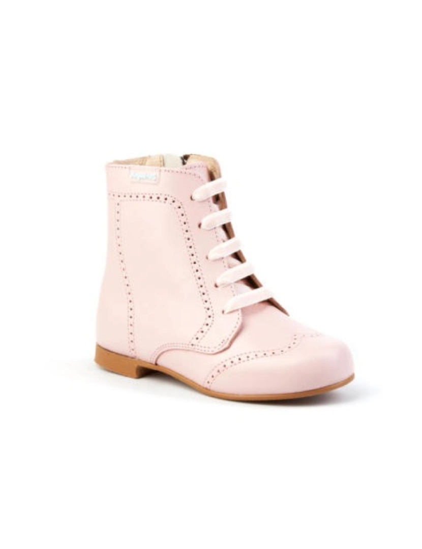 imagem de Botas de couro rosa do bebê Cores 22561-20 (Tallas 20 A 34)1