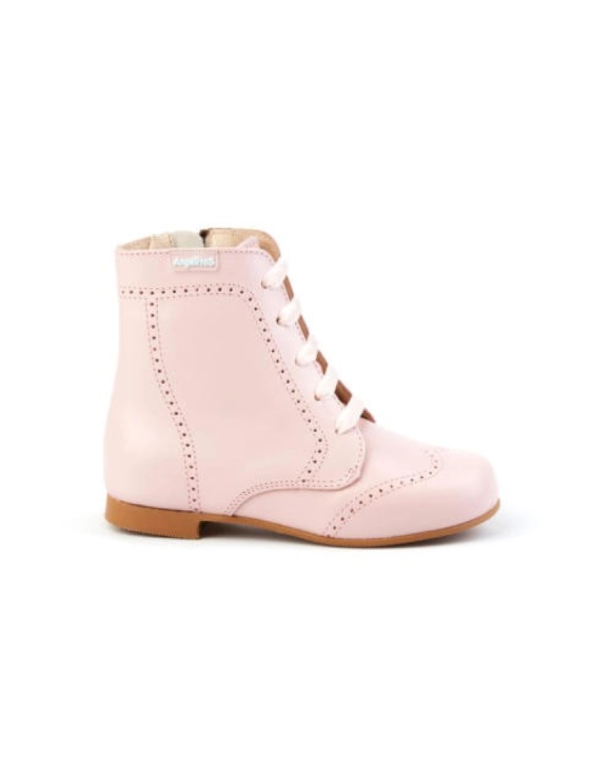 imagem de Botas de couro rosa do bebê Cores 22561-20 (Tallas 20 A 34)2