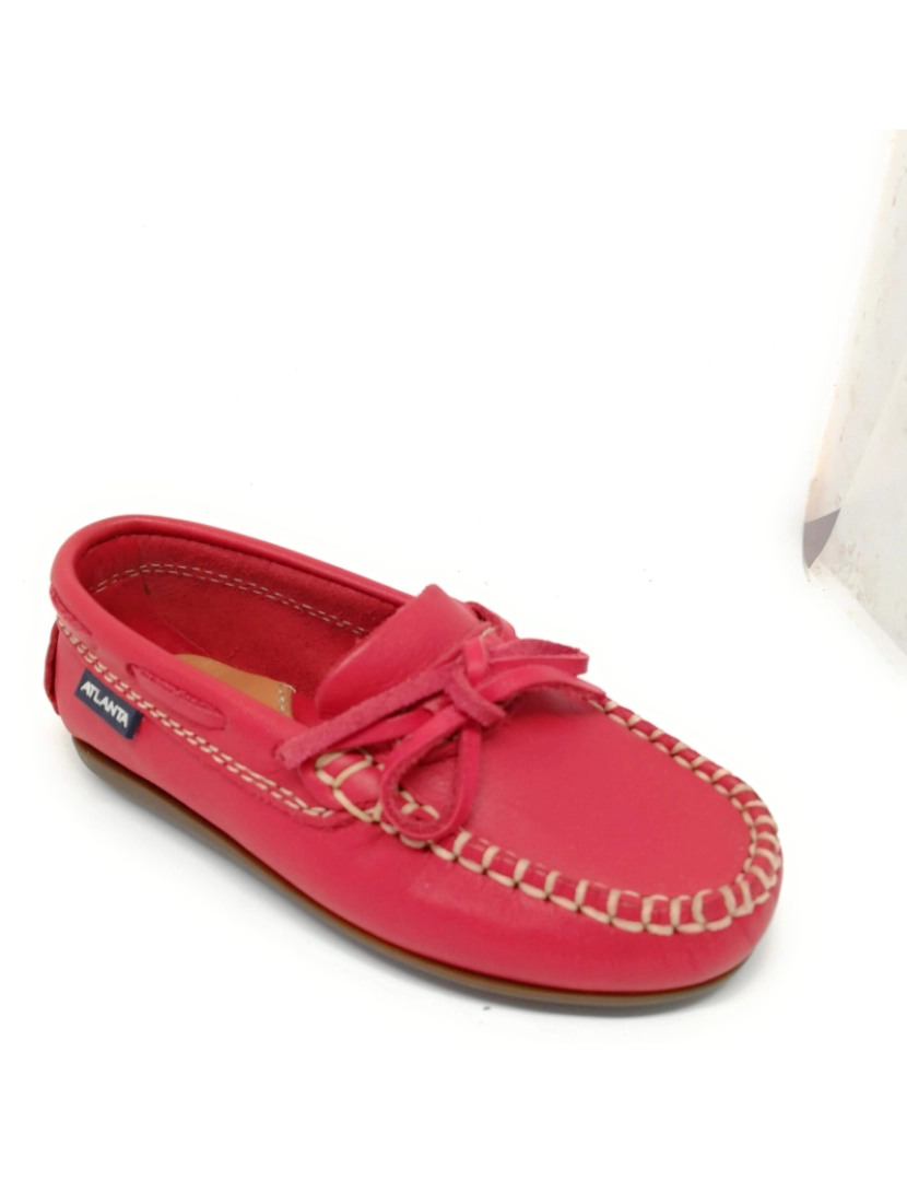 imagem de Atlanta Red Leather Moccasins Atlanta 24270-20 (Tallas De 20 a 41)2