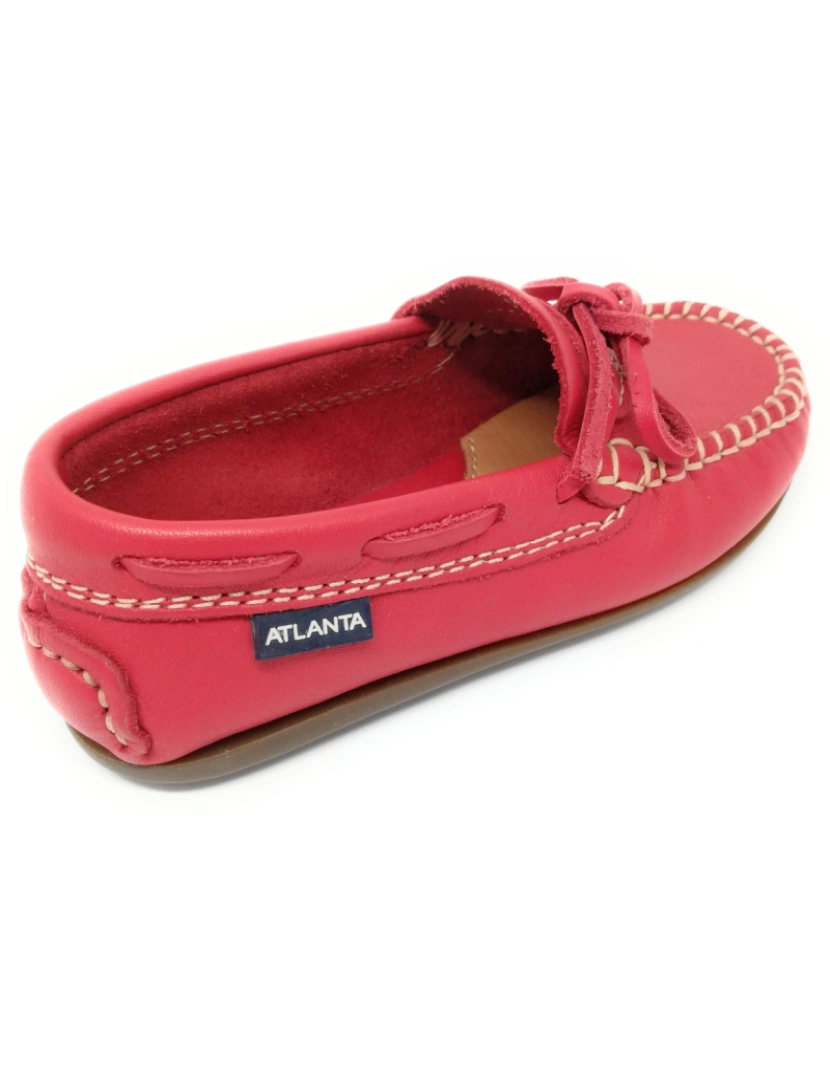 imagem de Atlanta Red Leather Moccasins Atlanta 24270-20 (Tallas De 20 a 41)3