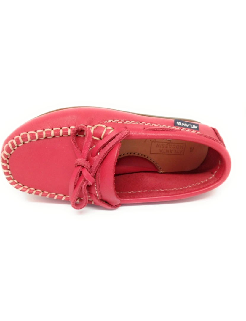 imagem de Atlanta Red Leather Moccasins Atlanta 24270-20 (Tallas De 20 a 41)6