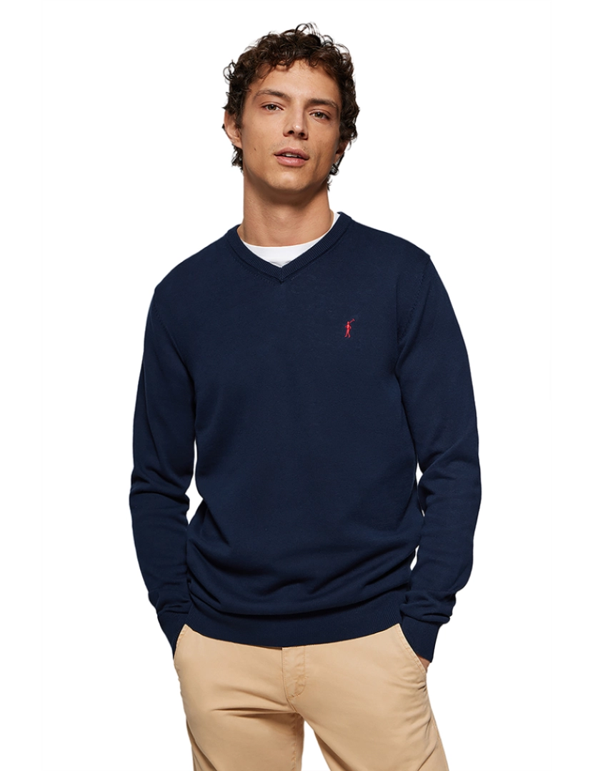 Polo Club - Pullover Homem Rigby Go Classic Vl V 12Gg Azul Navy