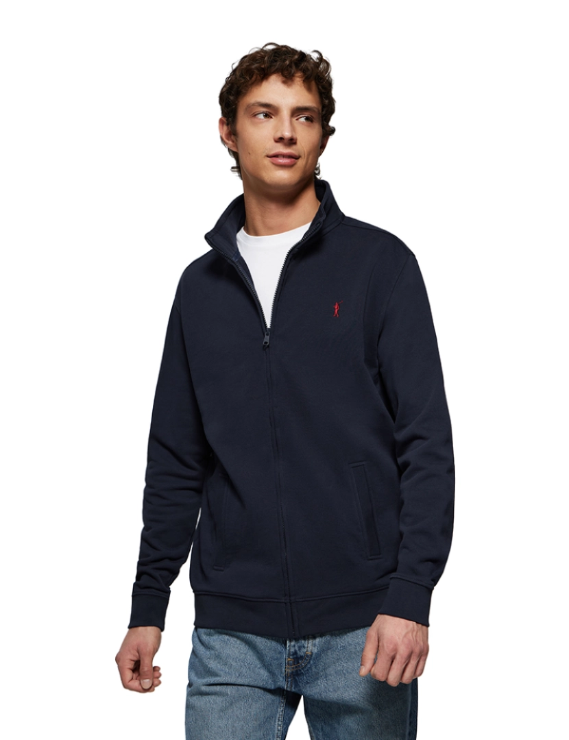 Polo Club - Sweatshirt Homem Rigby Go Zippered B Ft Il Azul Navy