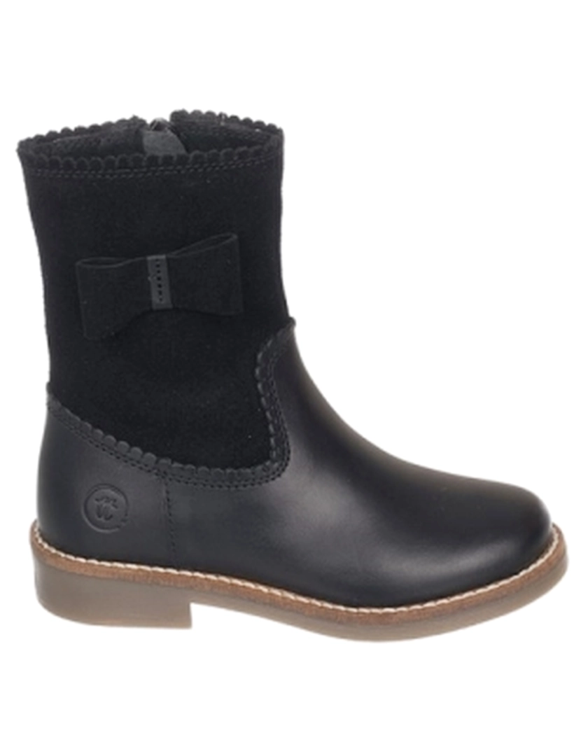 imagem de Botas de couro de bebê preto Chetto 24918-25 (Tallas 25 A 34)1