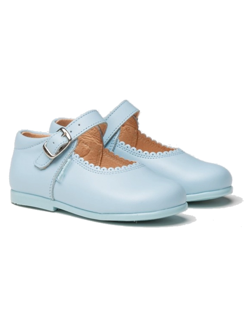 imagem de Little Girl's Blue Leather Goods Angelitos 25309-18 (Tallas 18-34)3