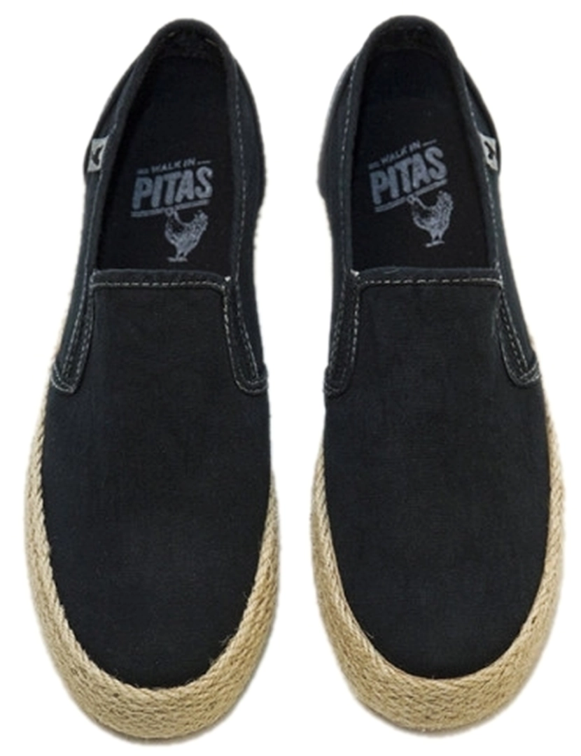 imagem de Sapatos de couro preto Lona Pitas 25294-36 (Tallas 36-41)3