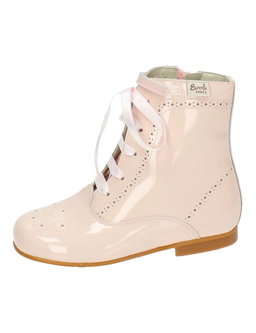 Bambineli - Botas De Charol Rosado De Niña Bambineli 22619-19 (Tallas de 19 a 33)