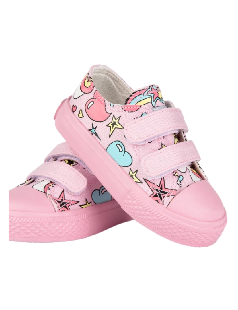 imagem de Sapatos de esportes rosa de meninas 26064-20 (Tallas 20 a 29)4