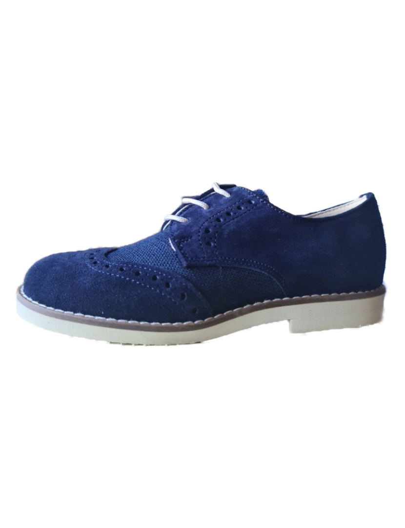 Yowas - Mocassins de couro azul Yowas 25994-28 (Sizes 28-41)