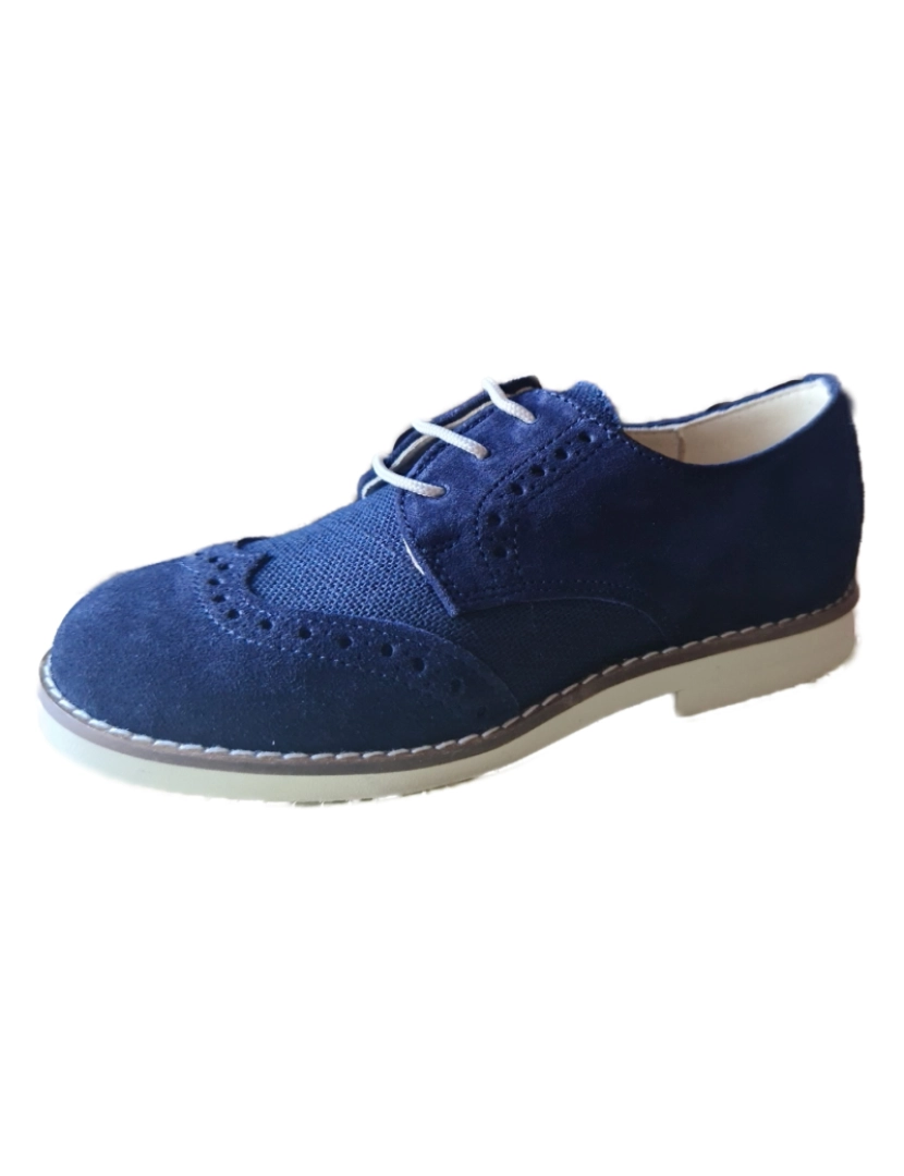 imagem de Mocassins de couro azul Yowas 25994-28 (Sizes 28-41)3