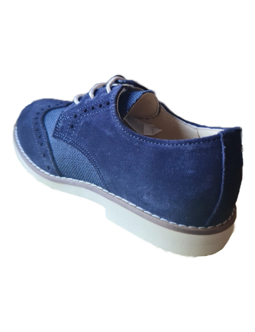 imagem de Mocassins de couro azul Yowas 25994-28 (Sizes 28-41)4