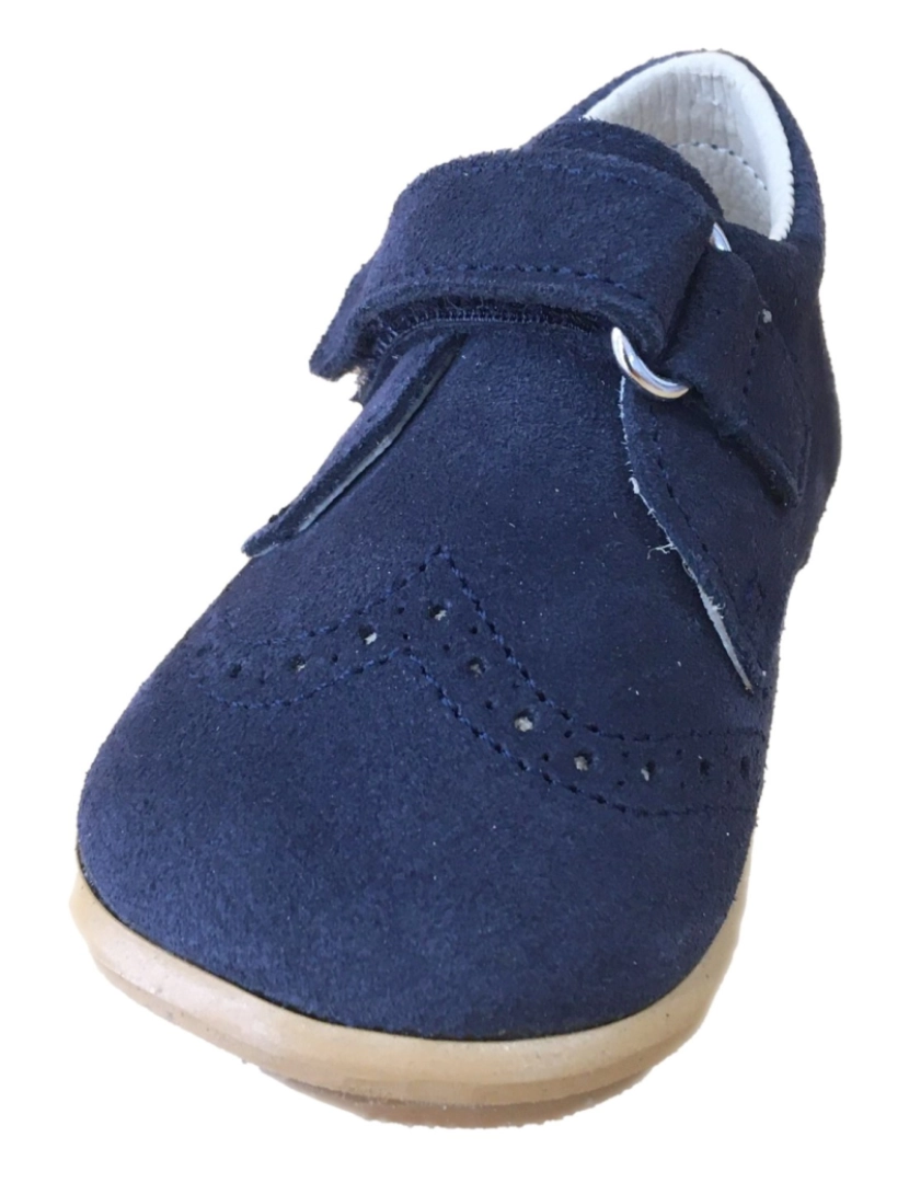 imagem de Sapatos de couro azul do bebê 26633-17 (Tallas de 17 a 27)5