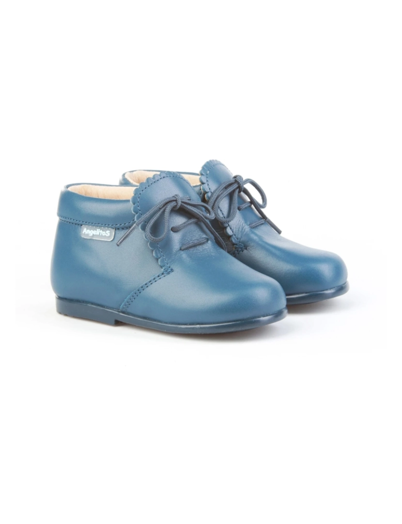 imagem de Angelitos Botas de couro azul 26635-18 (Tallas 18-24)3