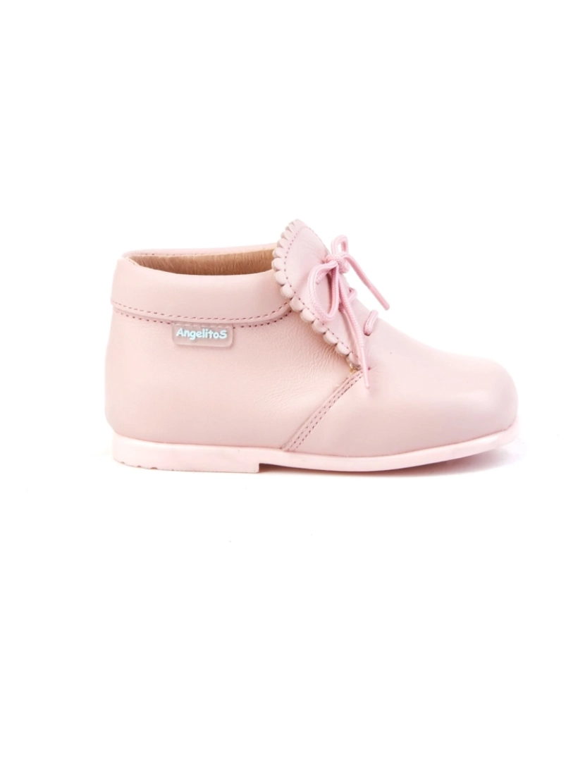 imagem de Botas De Piel Rosado De Niña Angelitos 26641-18 (Tallas 18 A 24)2