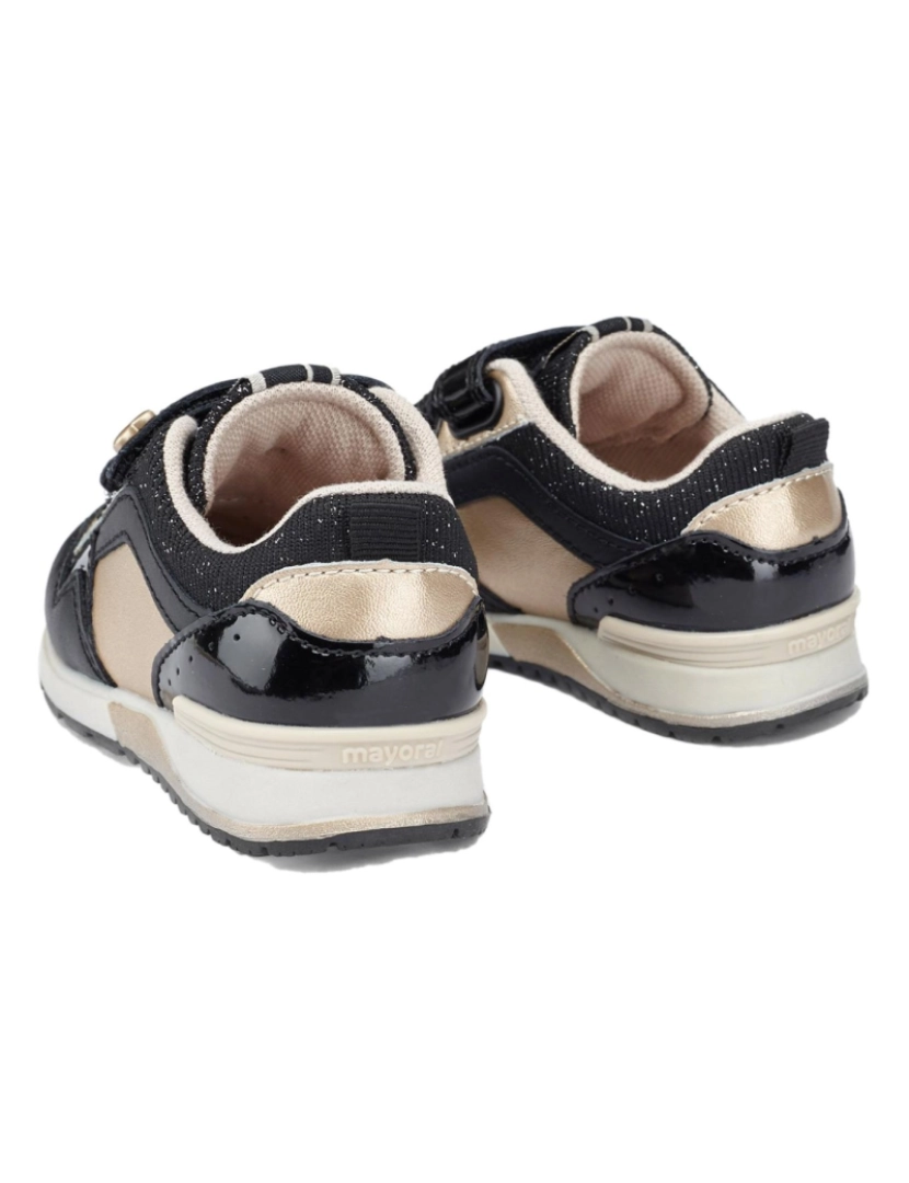 imagem de Sapatos de esporte Black Elderly Girl Couro 26441-20 (Tallas 20-25)3