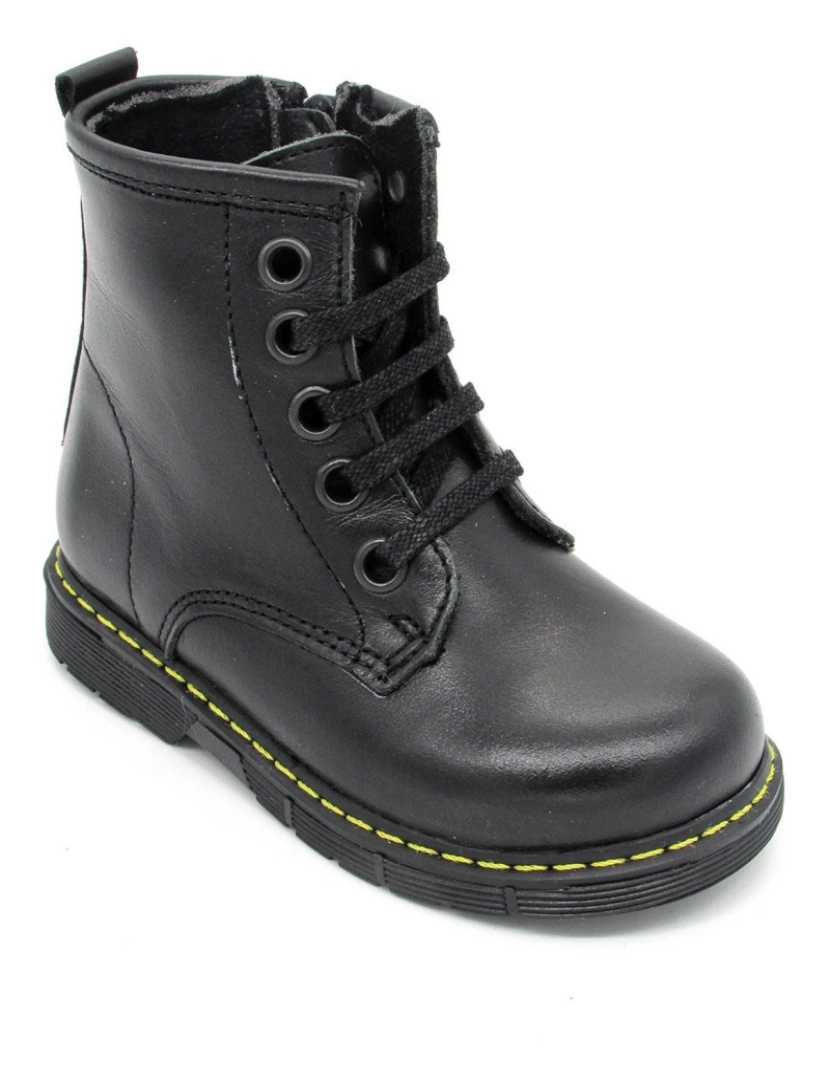 Yowas - Botas de couro preto Yowas 26797-23 (Tabelas 23-27)