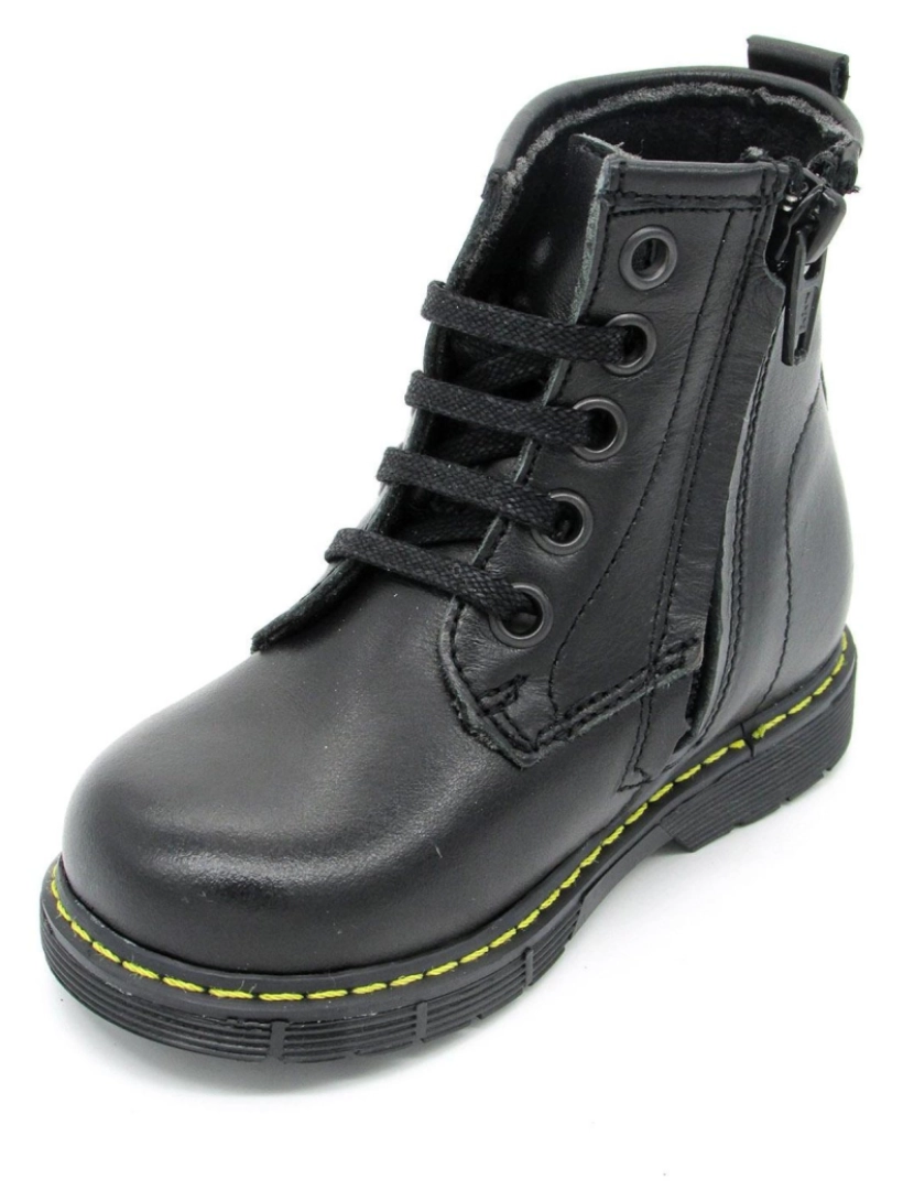 imagem de Botas de couro preto Yowas 26797-23 (Tabelas 23-27)4