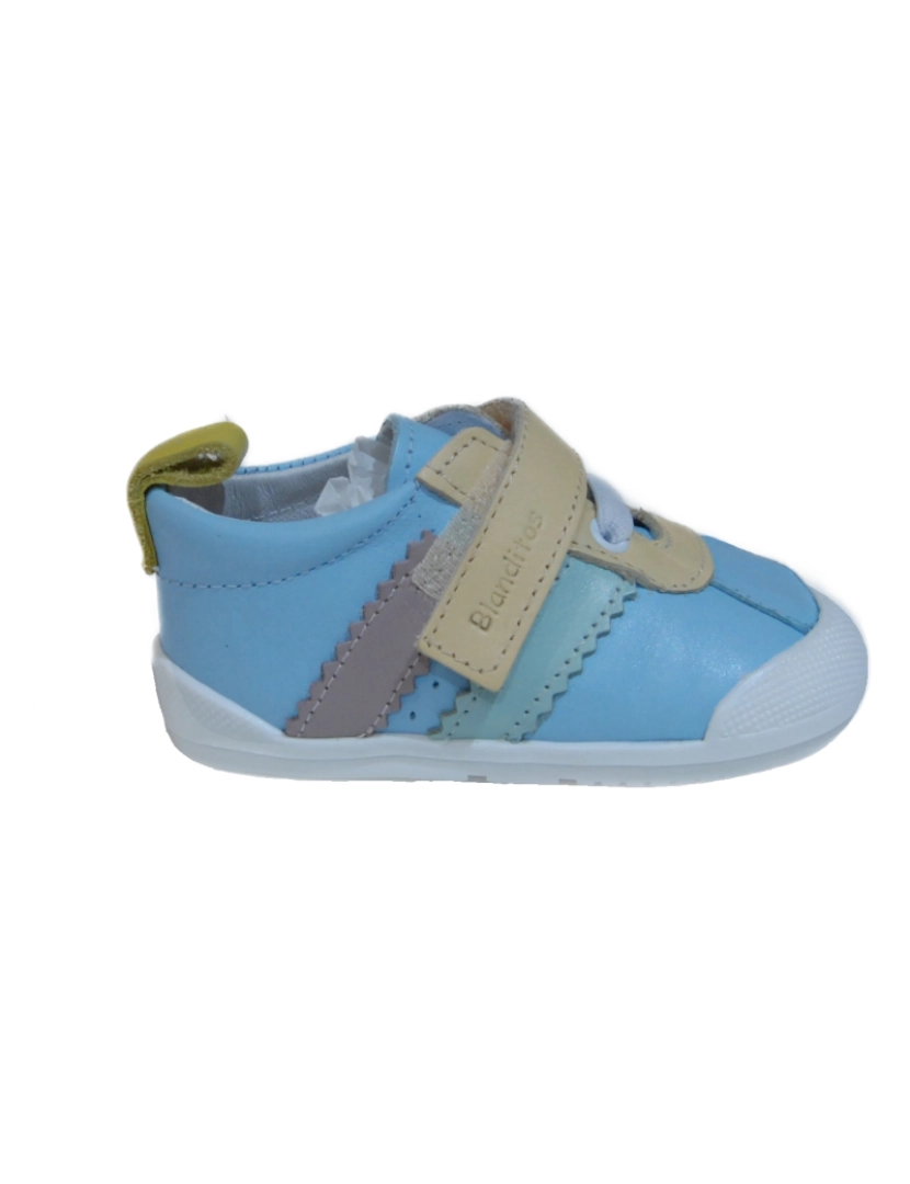 Crío's - Sapatos de couro azul do bebê 27064-18 (Tallas 18-25)