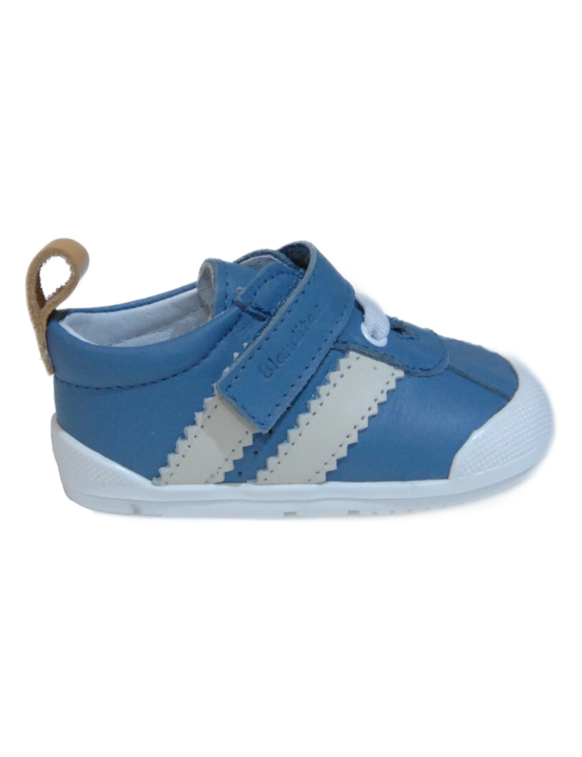 Crío's - Sapatos de couro azul do bebê 27065-18 (Tallas 18-25)
