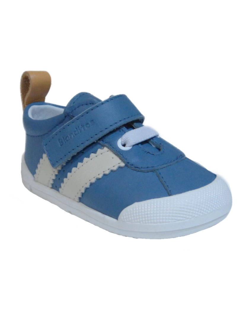 imagem de Sapatos de couro azul do bebê 27065-18 (Tallas 18-25)2