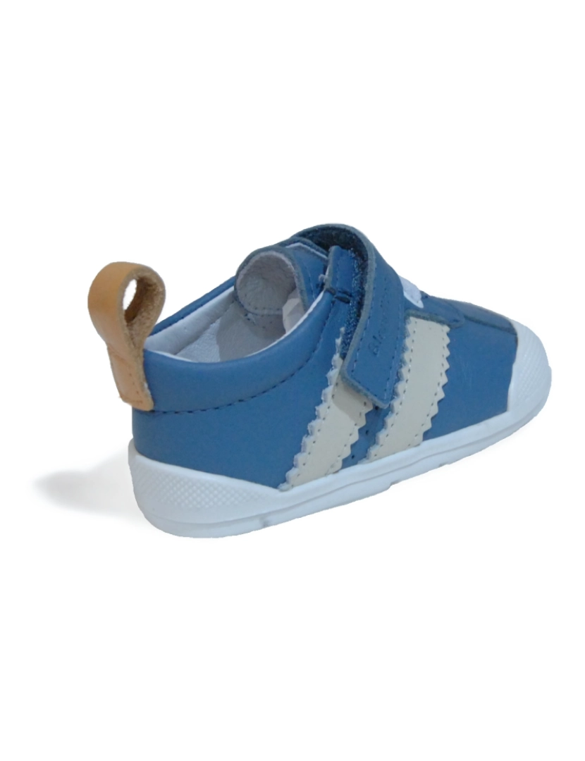 imagem de Sapatos de couro azul do bebê 27065-18 (Tallas 18-25)3