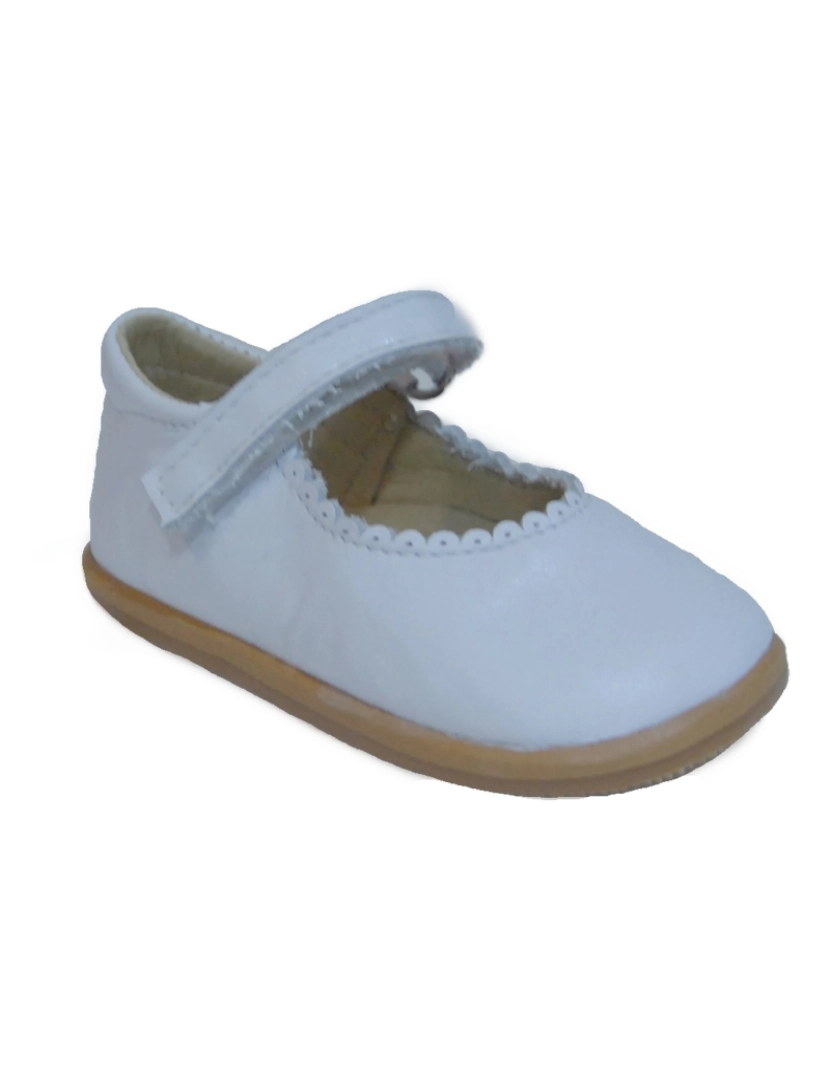 imagem de Sapatos brancos da pele das meninas 27068-18 (Tallas 18-25)2