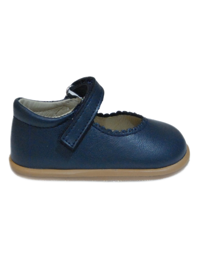 Crío's - Sapatos de couro azul do bebê 27070-18 (Tallas 18-25)