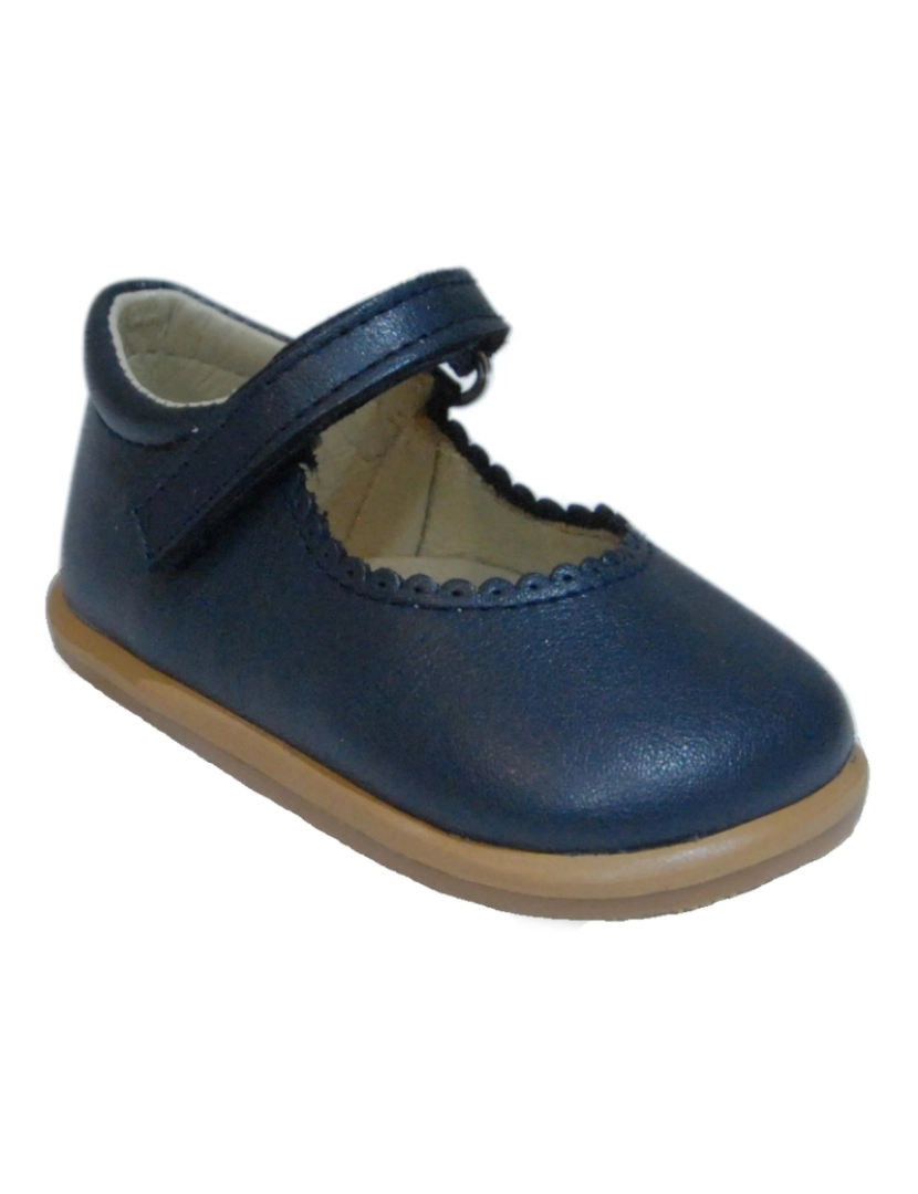 imagem de Sapatos de couro azul do bebê 27070-18 (Tallas 18-25)2