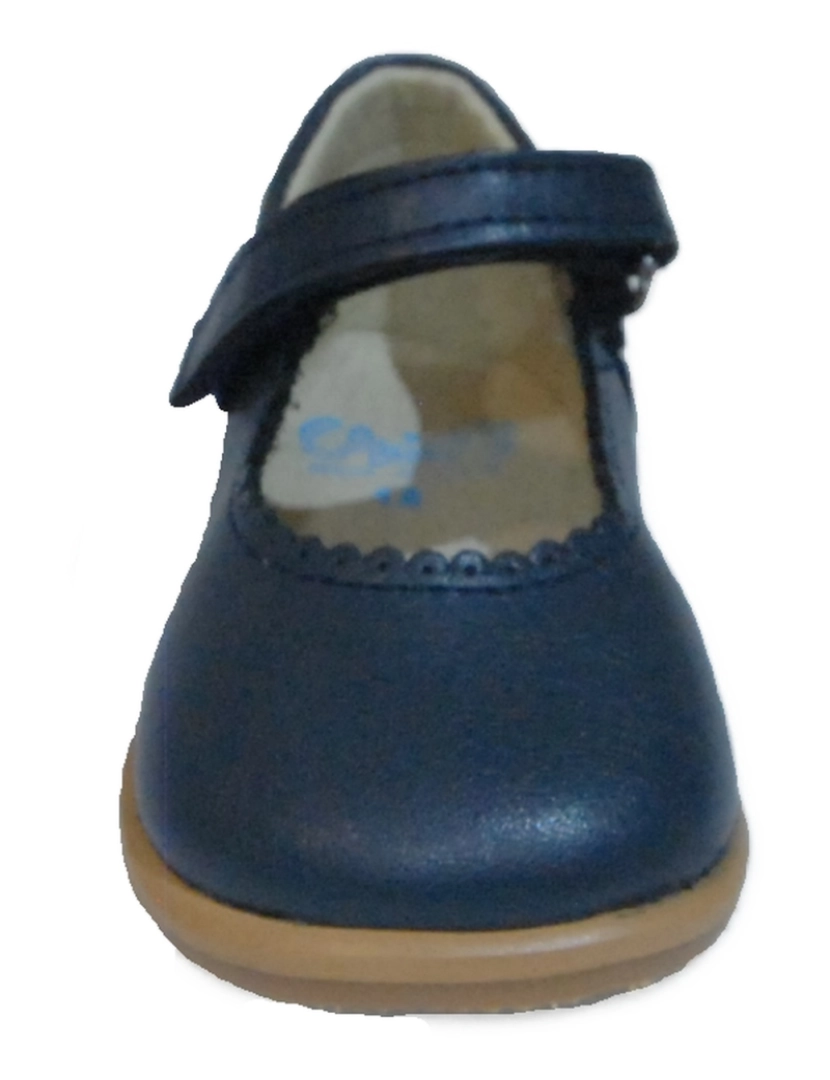 imagem de Sapatos de couro azul do bebê 27070-18 (Tallas 18-25)4