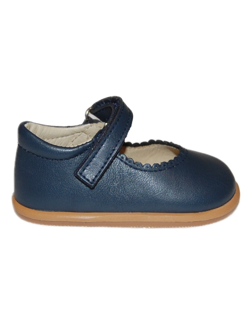 imagem de Sapatos de couro azul do bebê 27070-18 (Tallas 18-25)5