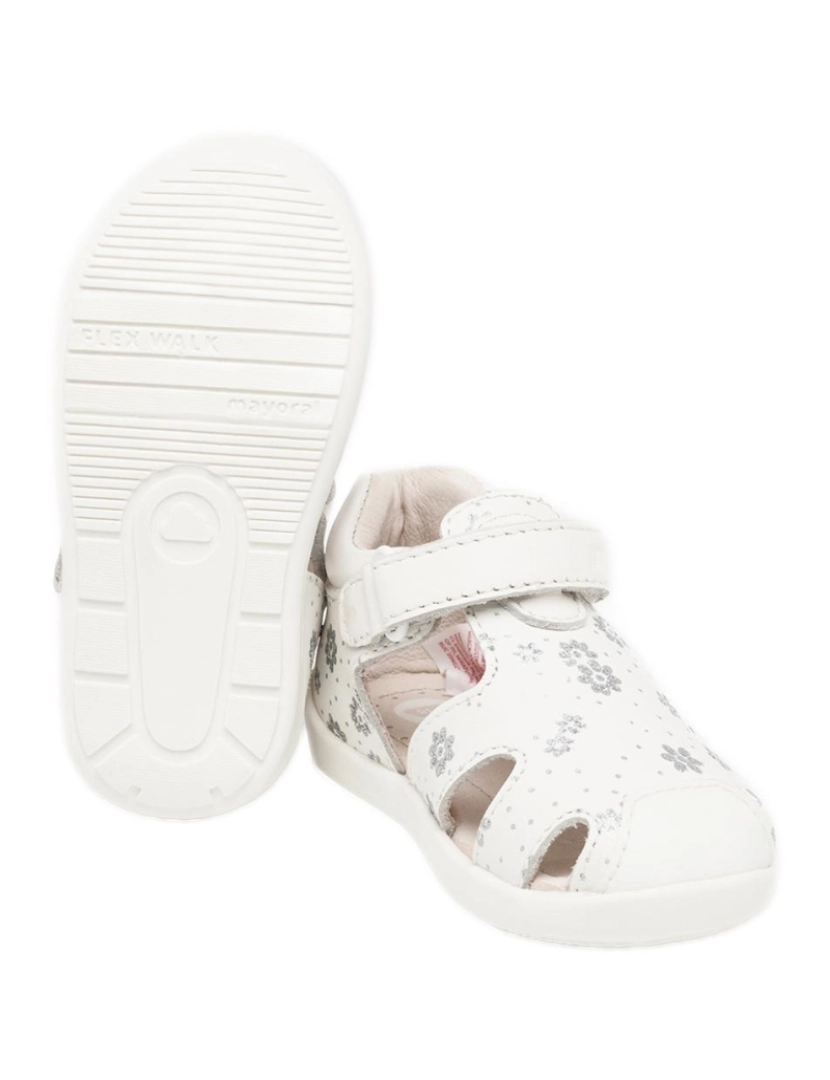 imagem de White Girls' Sandals 27077-18 (Tallas 18-23)5