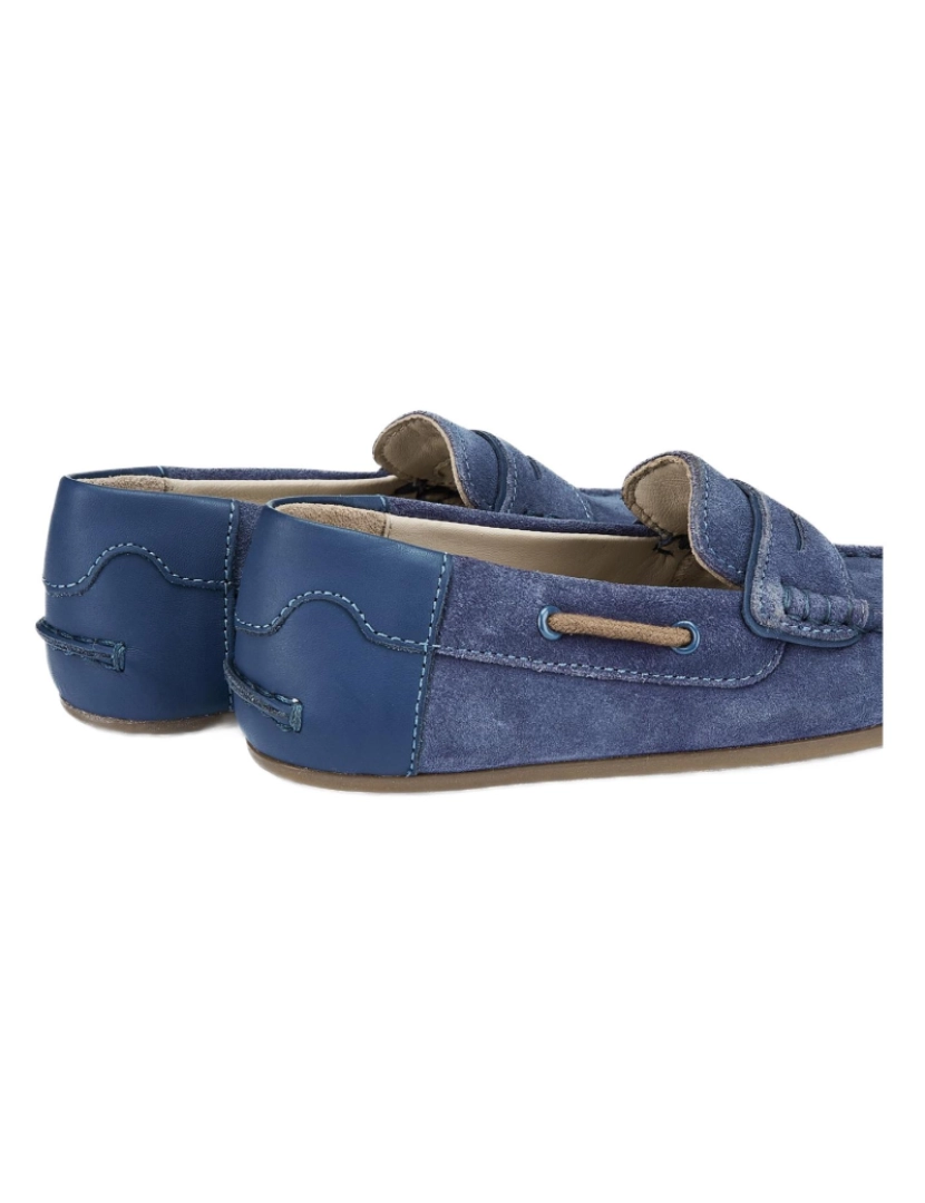 imagem de Major Boy Blue Leather Moccasins 27092-21 (Tabelas 21-25)4