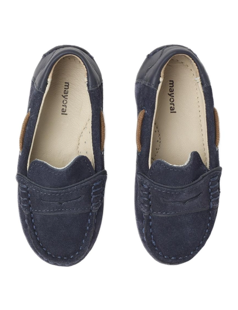 imagem de Major Boy Blue Leather Moccasins 27093-21 (Tabelas 21-25)2