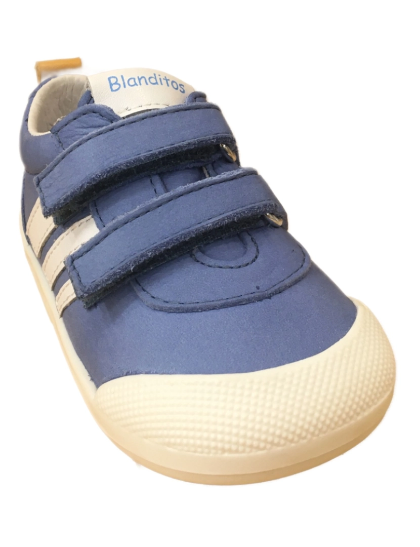 imagem de Sapatos de couro azul do bebê 27074-18 (Tallas 18-25)2