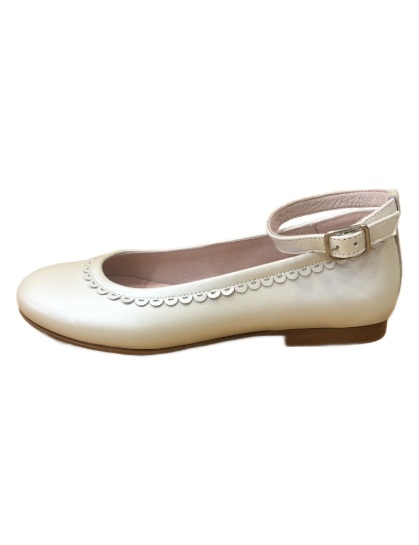 imagem de Yowas White Leather Moccasins 27063-31 (Tallas de 31 a 41)2