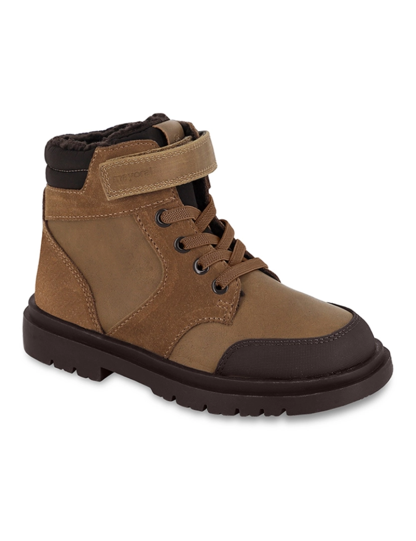 Mayoral - Botas de couro marrom infantil 27674-31 (Tallas de 31 a 35)