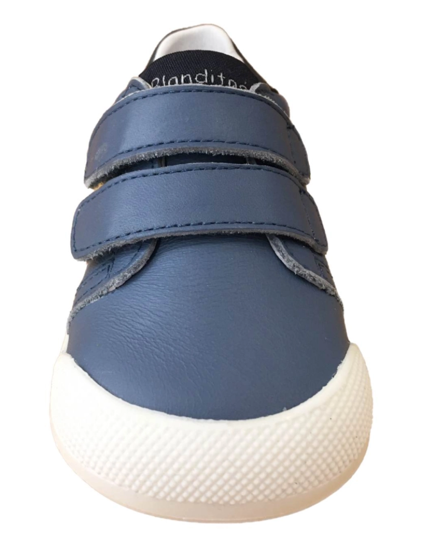 imagem de Sapatos de couro azul do bebê 27586-18 (Tallas 18-27)4