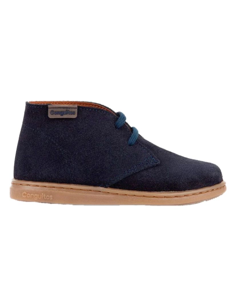 Conguitos - Botas de couro azul do bebê 27916-25 (Tallas 25-36)