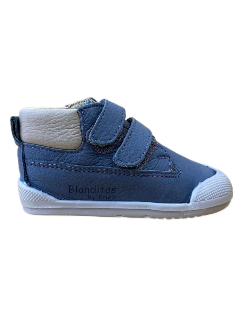 Crío's - Botas de couro azul bebê frios 27911-18 (Tallas 18-26)